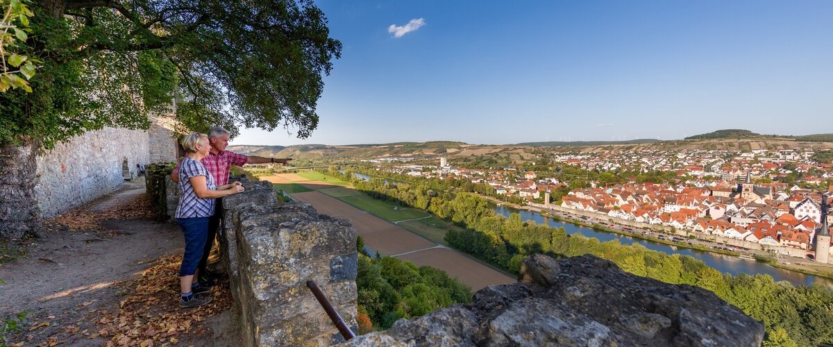 Karlstadt Durch die Altstadt hoch zur Karlsburg DB Regio Bayern